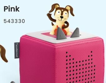 Toys R us These toniebox audio player playtime puppy starter sets pink offer