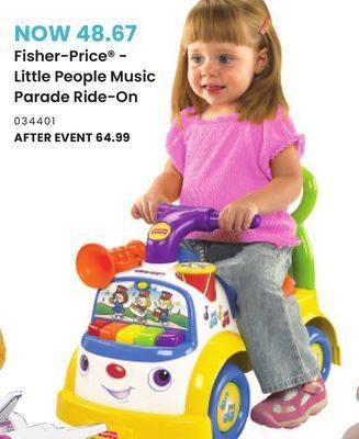 Toys R us Fisher-price - little people music parade ride-on offer