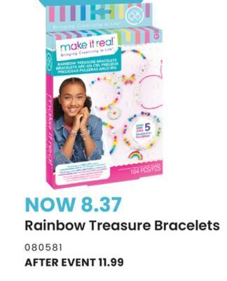 Toys R us Danawares rainbow treasure bracelets offer