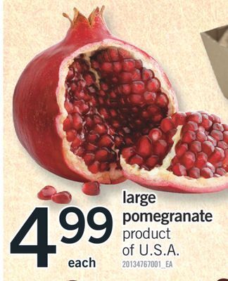 Fortinos Large pomegranate offer