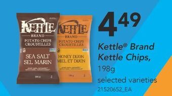 Fortinos Kettle brand kettle chips, 198g offer
