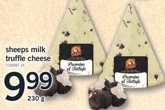 Fortinos Sheeps milk truffle cheese,230 g offer