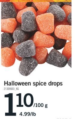 Fortinos Halloween spice drops, 100 g offer