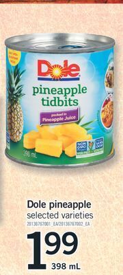 Fortinos Dole pineapple, 398 ml offer