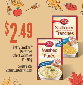 Fortinos Betty crocker potatoes offer