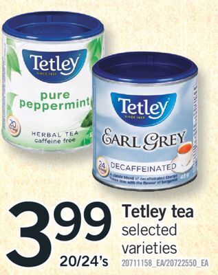 Fortinos Tetley tea offer