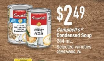 Fortinos Campbell's condensed soup offer