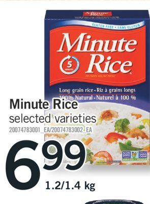 Fortinos Minute rice offer