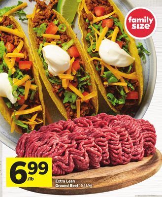 Foodland Extra lean ground beef offer