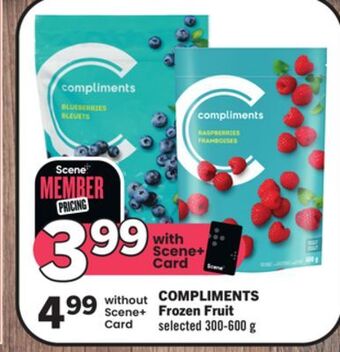 Foodland Compliments frozen fruit selected 300-600 g offer