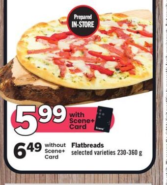 Foodland Flatbreads selected varieties 230-360 g offer