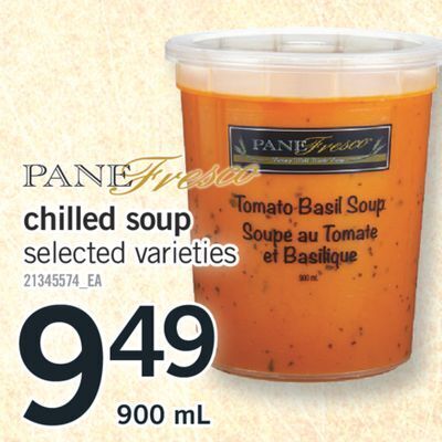 Fortinos Chilled soup, 900 ml offer