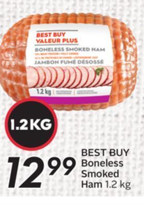 Sobeys Boneless smoked ham offer