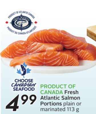 Sobeys Fresh atlantic salmon portions offer