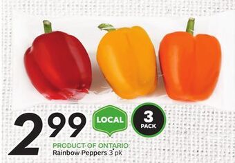 Sobeys Rainbow peppers offer
