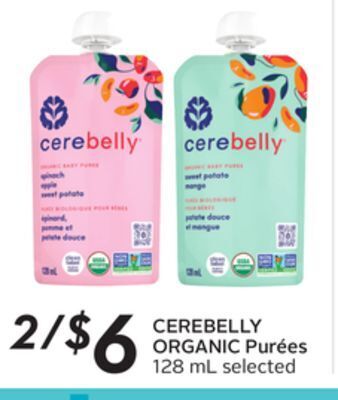 Sobeys Organic purées offer