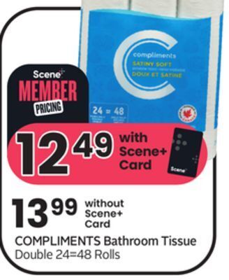 Sobeys Bathroom tissue offer