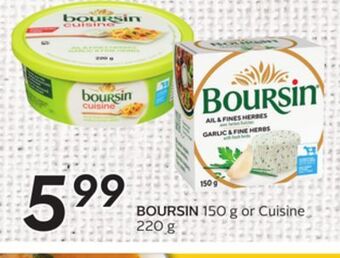 Sobeys Boursin offer