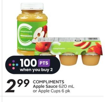 Sobeys Apple sauce offer