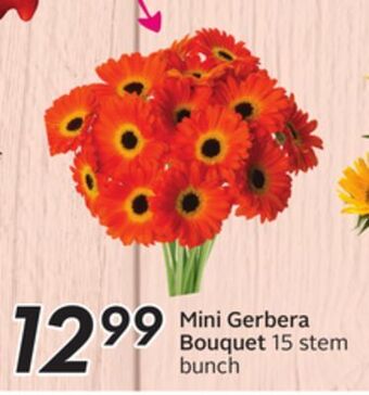 Sobeys Mini gerbera bouquet offer