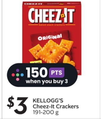 Sobeys Cheez-it crackers offer
