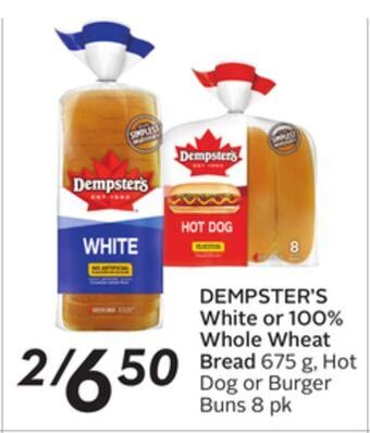 Sobeys White or 100% whole wheat bread offer