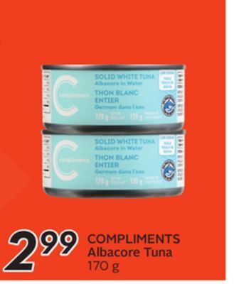 Sobeys Albacore tuna offer