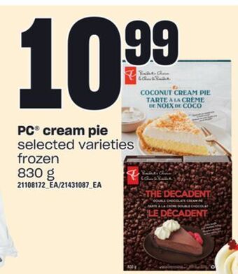 Independent Grocer Pc cream pie, 830 g offer