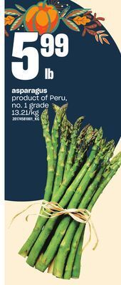 Independent Grocer Asparagus offer
