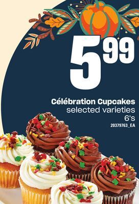 Independent Grocer Célébration cupcakes, 6's offer