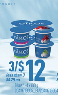 Independent Grocer Oikos - 4 x 100 g offer