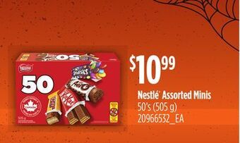 Independent Grocer Nestlé assorted minis, 50's (505 g) offer