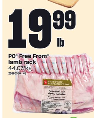 Independent Grocer Pc free from lamb rack offer