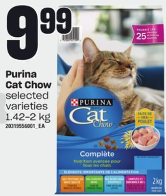 Independent Grocer Purina cat chow, 1.42-2 kg offer