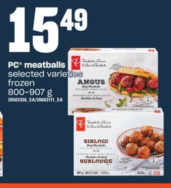 Independent Grocer Pc meatballs, 800-907 g offer