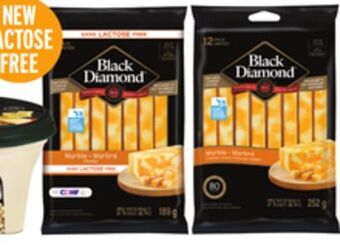 Independent Grocer Black diamond cheese sticks, 189-252 g, black diamond cheese sauce, 300ml offer
