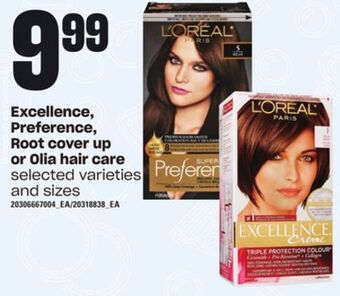 Independent Grocer Excellence, preference, root cover up or olia hair care offer