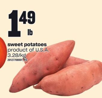 Independent Grocer Sweet potatoes offer