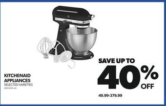 Real Canadian Superstore Kitchenaid appliances offer
