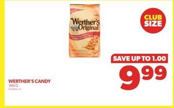 Real Canadian Superstore Werther's candy, 900 g offer