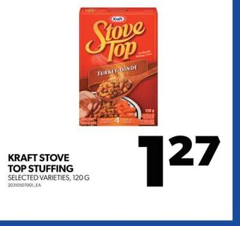 Real Canadian Superstore Kraft stove top stuffing, 120 g offer
