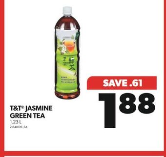 Real Canadian Superstore T&t jasmine green tea, 1.23 l offer