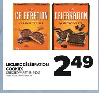 Real Canadian Superstore Leclerc célébration cookies, 240 g offer