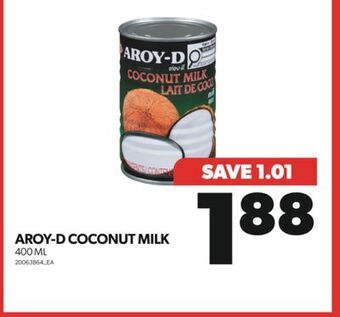Real Canadian Superstore Aroy-d coconut milk, 400 ml offer