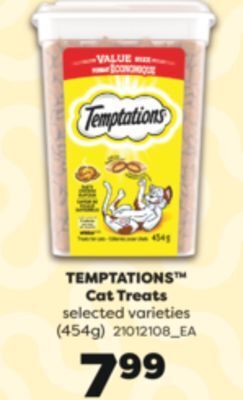 Real Canadian Superstore Temptations cat treats, (454g) offer