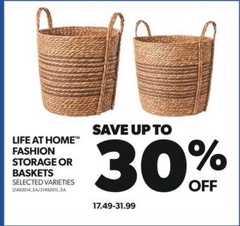 Real Canadian Superstore Life at home fashion storage or baskets offer