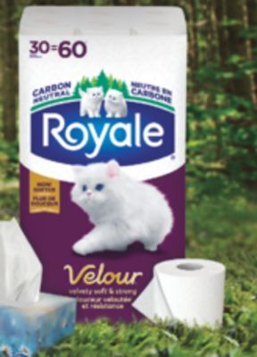 Real Canadian Superstore Royale velour 30=60 rolls bath tissue offer