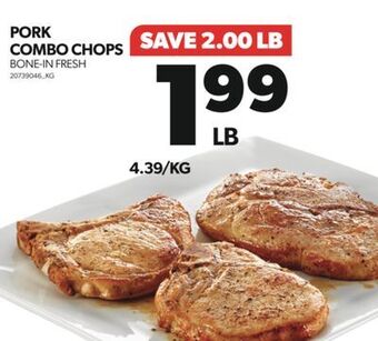 Real Canadian Superstore Pork combo chops offer