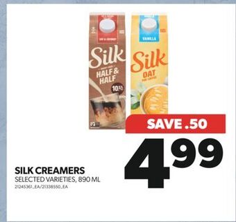 Real Canadian Superstore Silk creamers, 890 ml offer