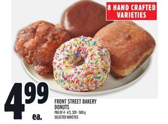 Metro Front street bakery donuts offer